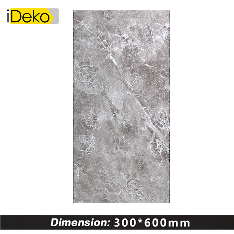 10 x Papier peint 3D Auto Adhesif a Effet Carrelage marbre Bricolage Cuisine salle de bain mural sol 30x60cm els14