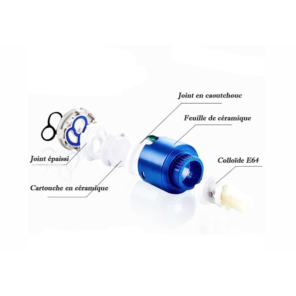 Robinet Mitigeur lavabo salle de bain personnalisee evier robinet cascade contemporaine mitigeur finition chromee