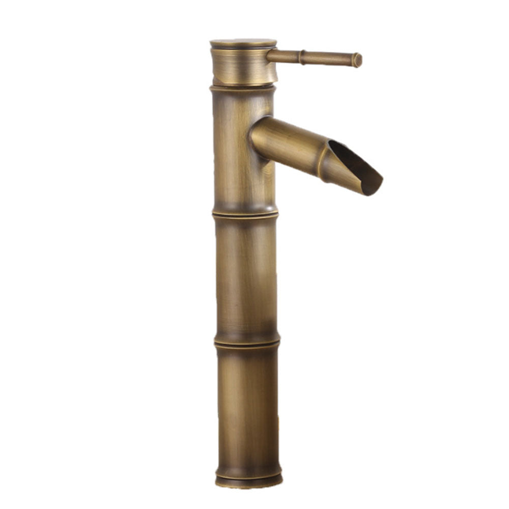 Robinet de salle de bain Mitigeur lavabo en Laiton rotation mode Japonais Bambou