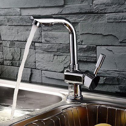 Robinet de cuisine Mitigeur pour lavabo Chrome avec Flexible
