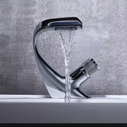 Robinet de salle de bain Mono cascade lavabo mitigeur Nouveau collection en laiton chrom cartouche ceramique