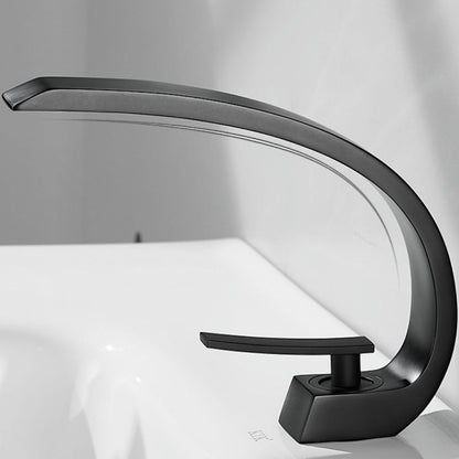 Robinet de salle de bain Mitigeur lavabo Luxe Moderne peintre Noir avec Flexible