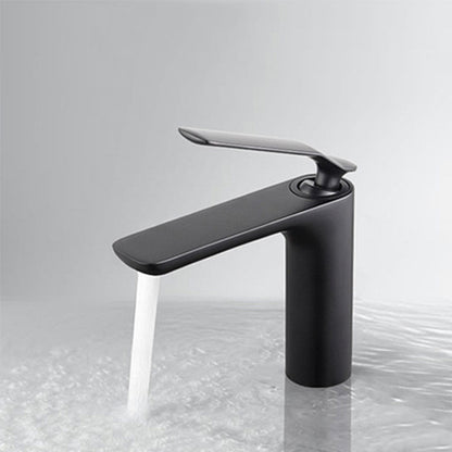 Robinet de Lavabo Mitigeur Pour Vasque Robinet Mitigeur Design noir Laque En Laiton