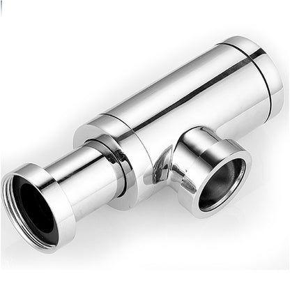 Siphon de Lavabo en Laiton Universel 45mm Tube de Siphon Chrome Design standard Reglable Anti Odeur