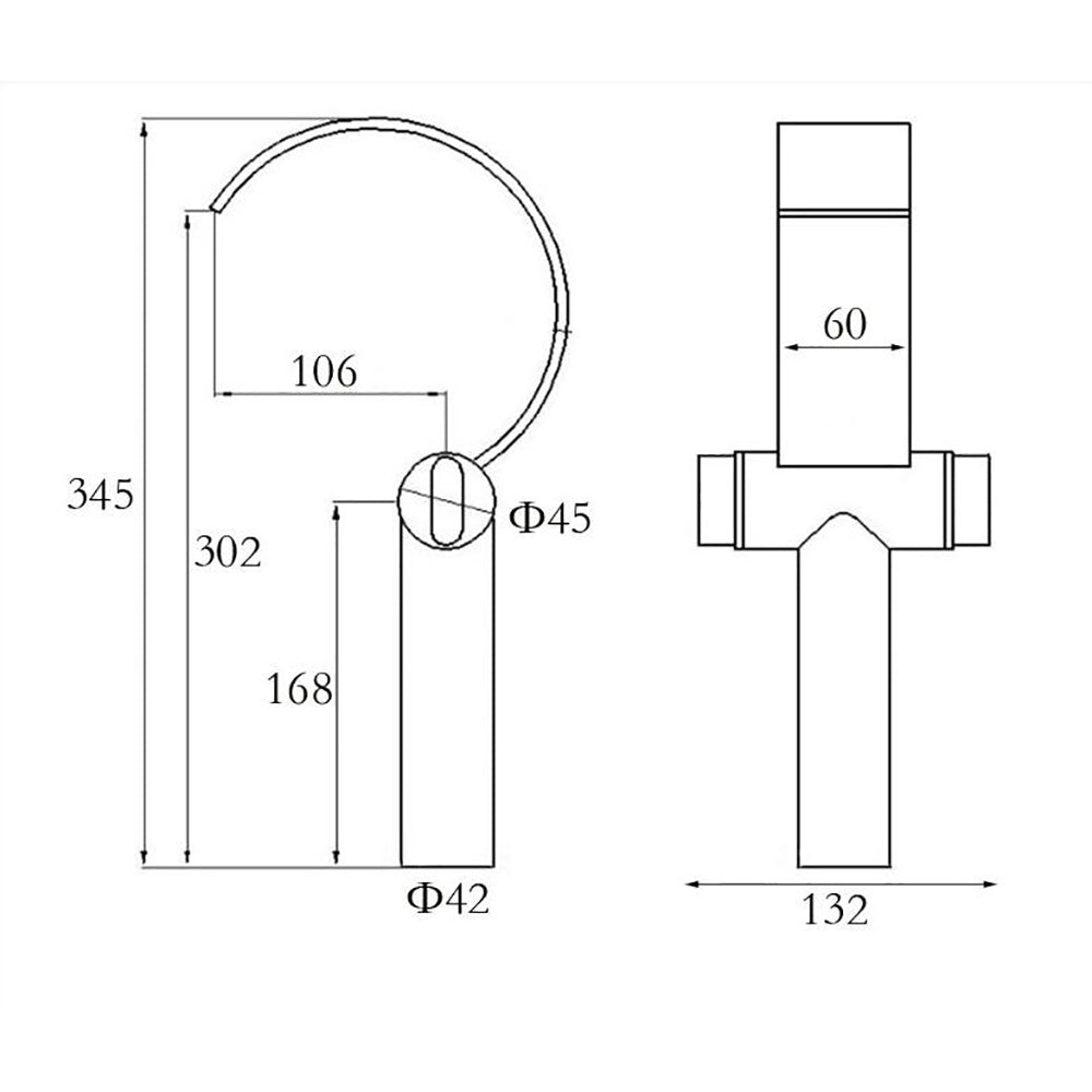 Robinet de salle de bain Mitigeur lavabo Fini Chrome Double poignee Robinet Cascade Bassin