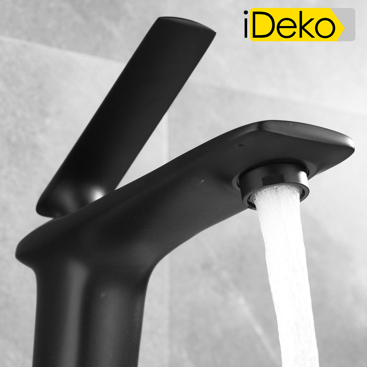 Robinet de lavabo mitigeur salle de bain Mono commande Nouveau collection en laiton peintre NOIR