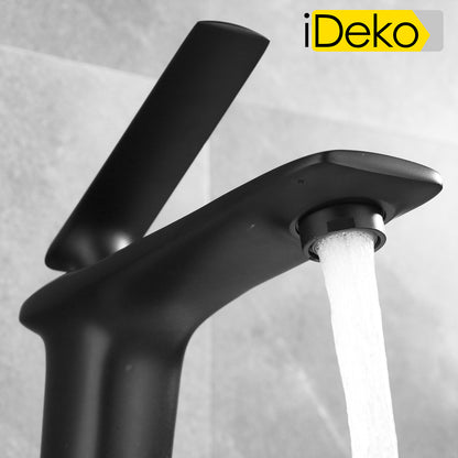 Robinet de lavabo mitigeur salle de bain Mono commande Nouveau collection en laiton peintre NOIR